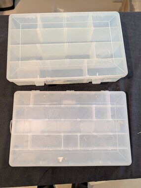Clear Plastic Tackle Box or Organizers